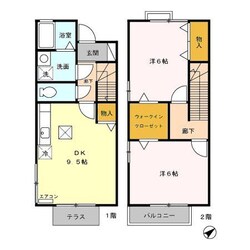 コンフォール黒髪の物件間取画像